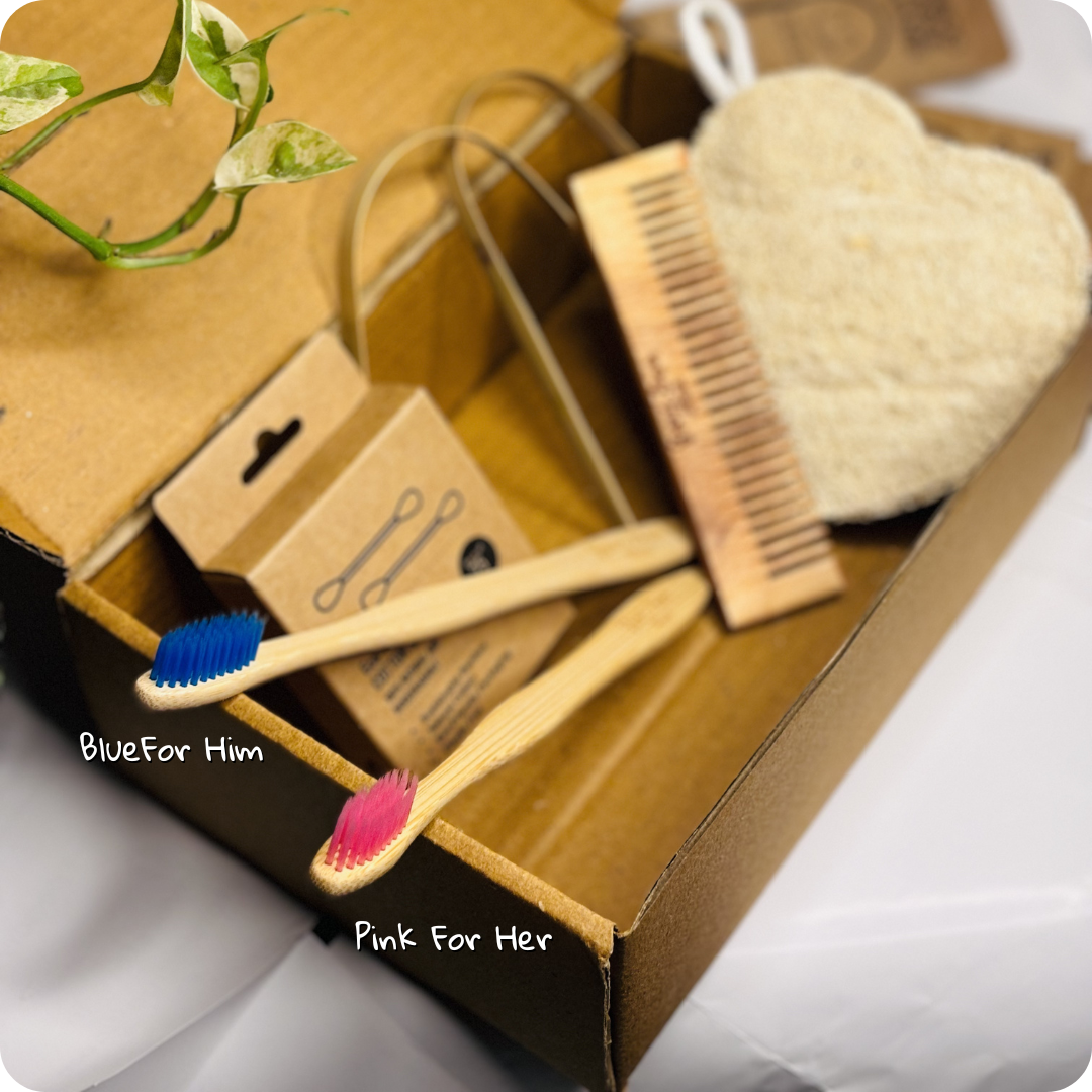 Special Eco-Friendly Starter Gift Box | Complete Sustainable Personal Care Starter Kit for 2