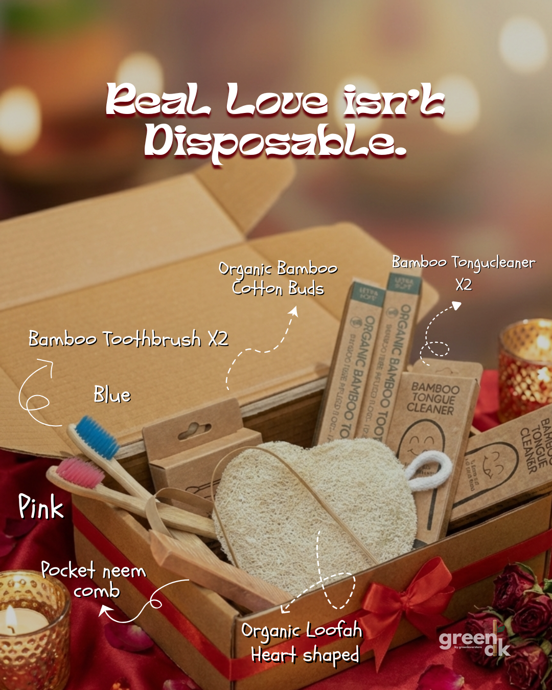 Special Eco-Friendly Valantine's day Gift Box | The "Love You To The Planet And Back" Box